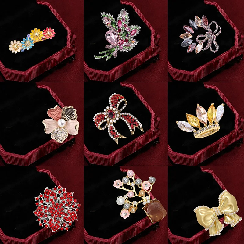 Vintage Camellia C Brooches Luxury Big Brand Badge Fashion Pearl Flower Corsage  Women Clothing Jewelry Accessories Bag Suit Pin - AliExpress