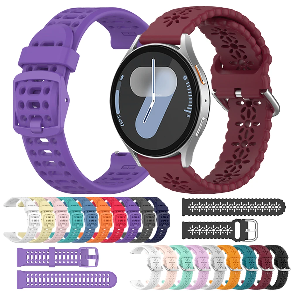 Silicone Wrist Strap Bands - Versatile 20mm/22mm