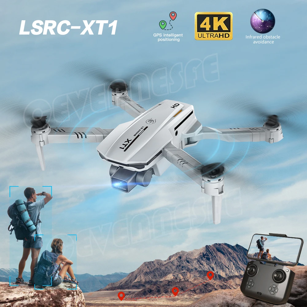 2022 New XT1 mini Drone  4K Professional Camera FPV WIFI  Three-way Obstacle Avoidance Foldable Quadcopter  RC Helicopter Toys cute RC Helicopters