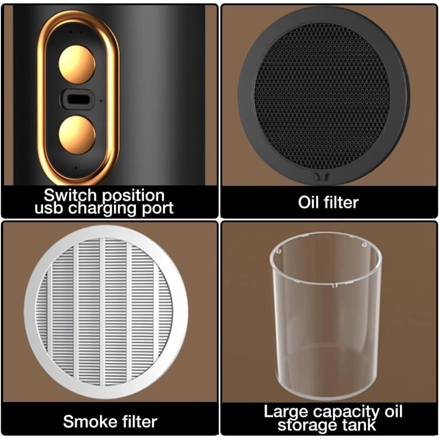 شفاط محمول مع مروحة شفط بسرعتين، فلتر قابل للإزالة...