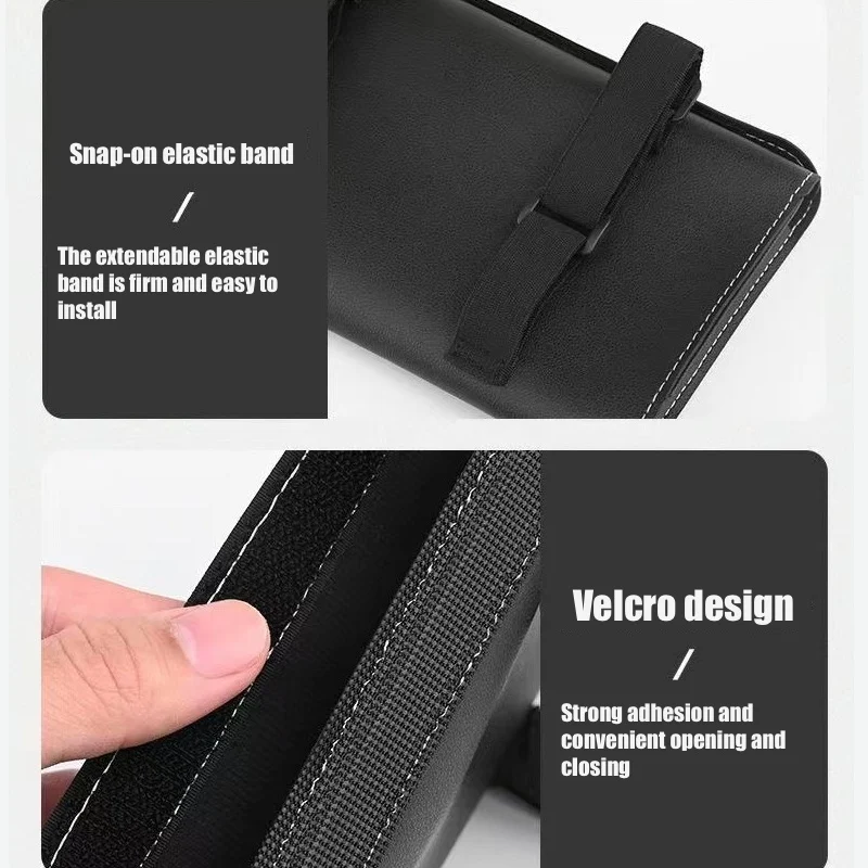 1 Pcs Car Tissue Box PU Soft Leather Hanging Sun Visor Creative Car Storage Interior Accessories