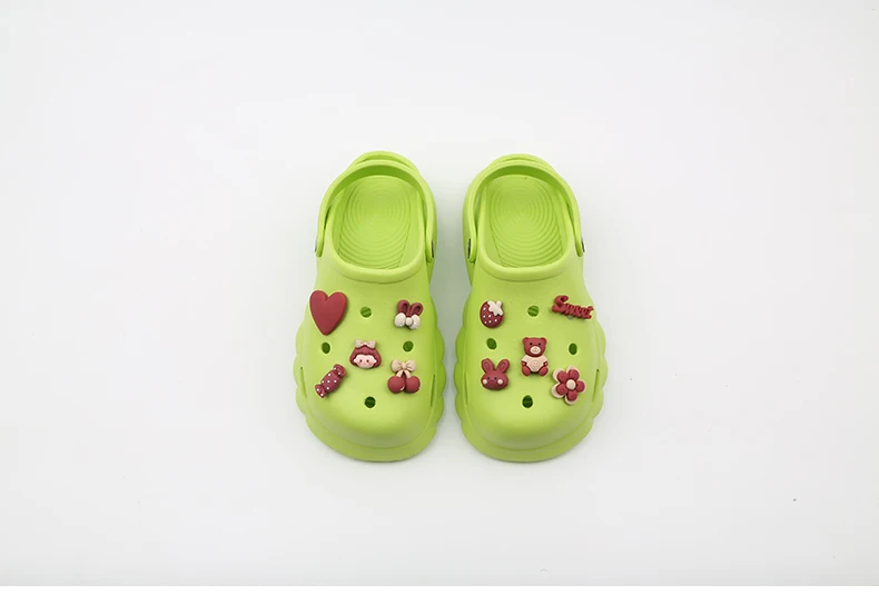 2022  New Parents-Chid Women Girls Boys Beach Cute Mules Clogs Garden Sandals Slippers Shoes30 31 32 33 34 35 36 37 38 39 40 41