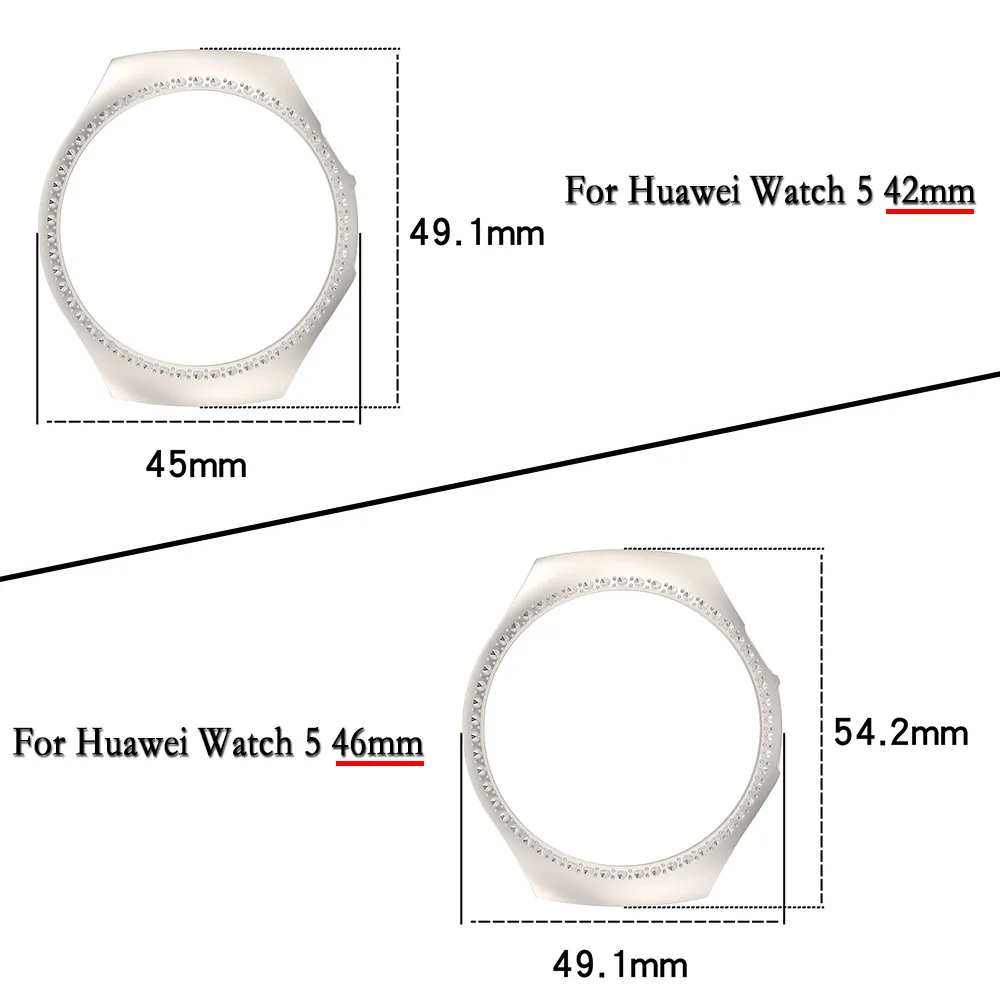 Huawei Watch 5 Protective PC Hard Shell Case - Hollow Design Frame Decor