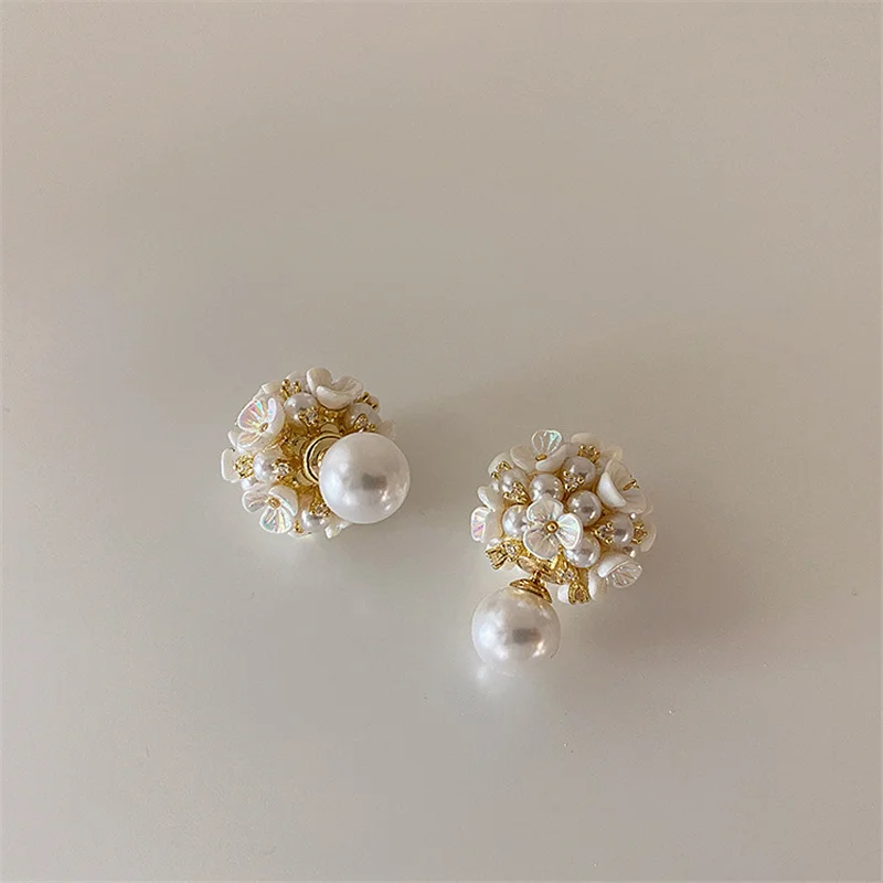 Vintage Deco Style Bridal Pearl Earrings in Silver, Rose Gold, Gold -  'ADENA' – Lottie-Da Designs Inc.