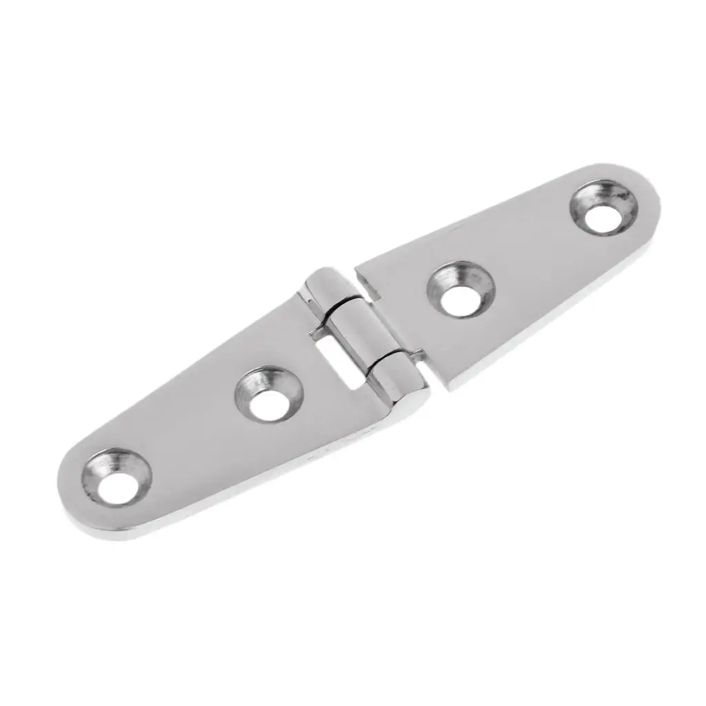

316 Stainless Steel Strap Hinge Door Hinges Fitting for Marine Boat -4 X 1 in/103x27mm