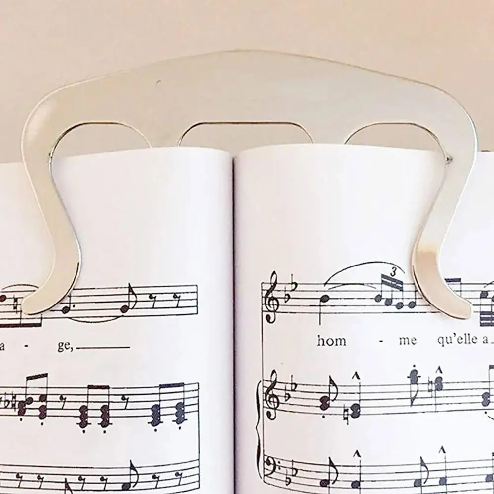 Professional Music Page Holder Multi-functional Strong Music Book Clip High Strength Piano Score Paper Clip music note clips