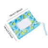 1Pcs Portable Wet Wipes Bag Flip Cover Tissue Box Cosmetic Pouch Baby Product Snap-Strap Carrying Case Stroller Accessories 6