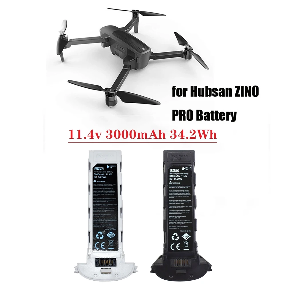 

NEW 11.4v 3000mAh Battery for Hubsan Hubsan Zino PRO RC Quadcopter Spare Parts Intelligent Flight