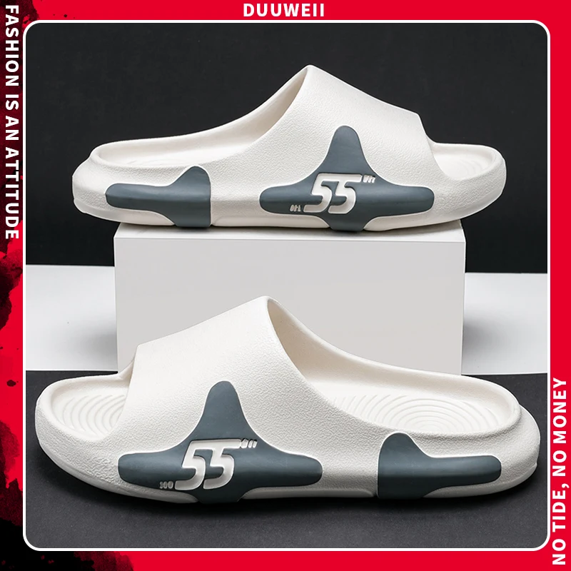 Шлепанцы унисекс пляжные на мягкой подошве сандалии без застежки Повседневные