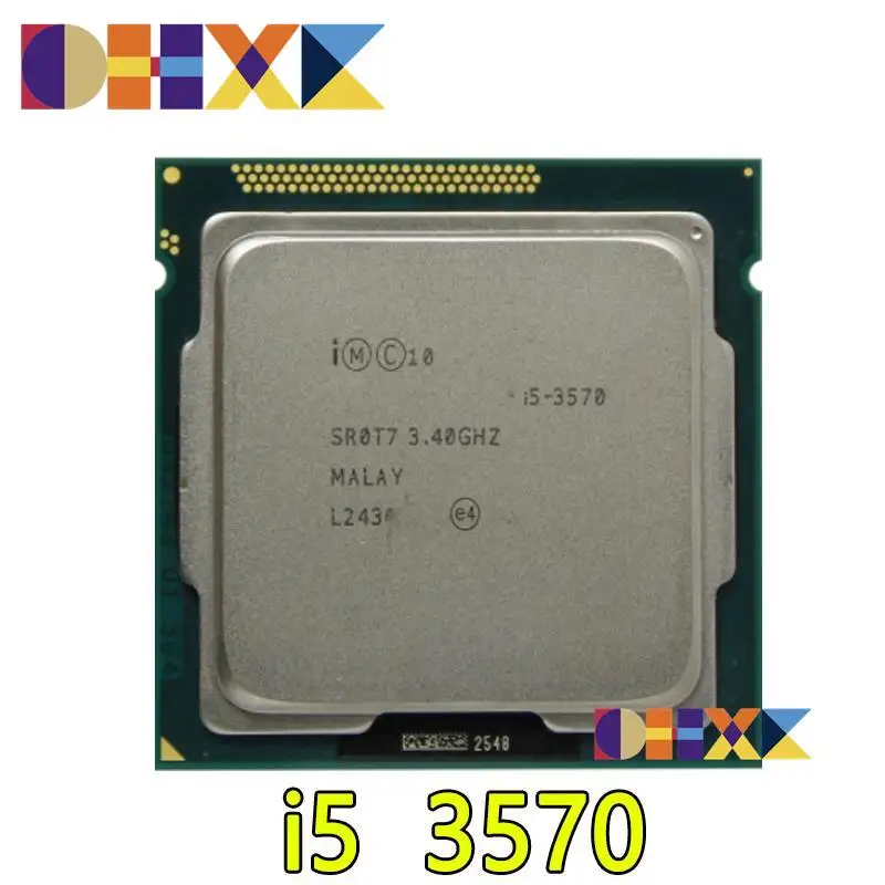 Per Usado Intel I5 3570 Processador Quad Core 3.4Ghz L3 = 6M 77W Soquete Lga 1155 Cpu Desktop