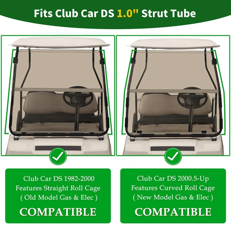 앞유리 고정 클립 키트, 골프 카트 앞유리 장착 새시 클립, EZGO TXT DCS PDS 1994-2013 교체