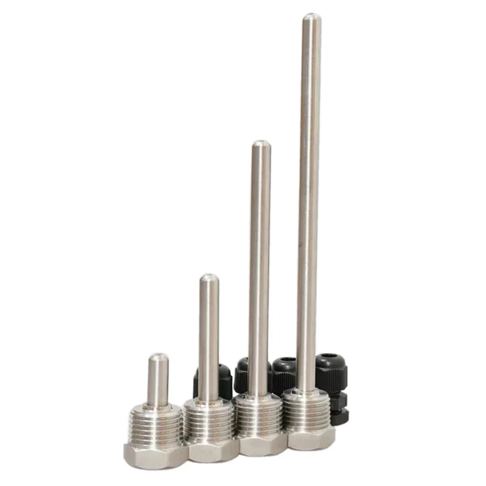 Enhanced Stainless Steel Thermowell with BSP Thread for Temperature Sensor and Heater Systems