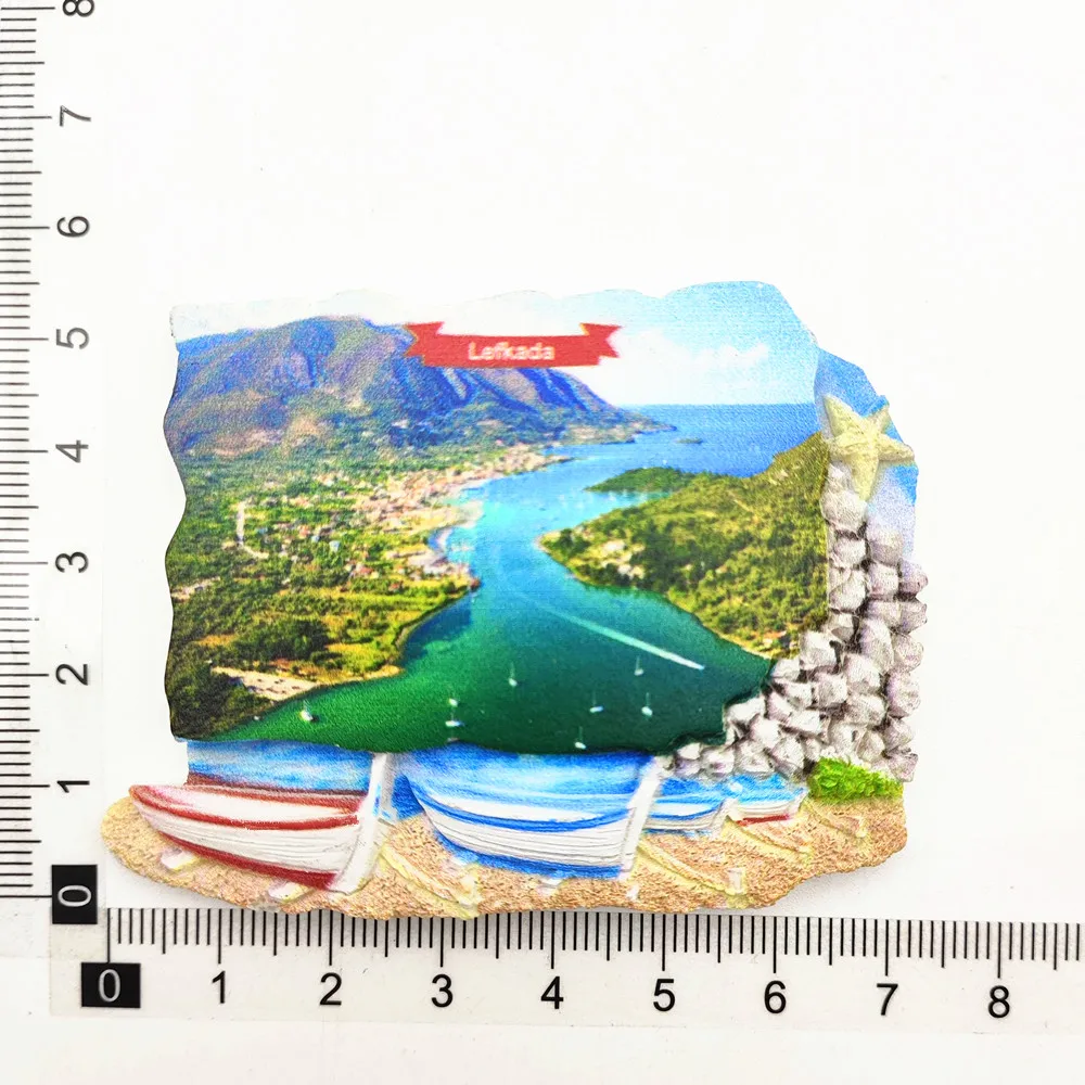Croazia 3D frigorifero magnete viaggio souvenir regalo, decorazione casa e cucina adesivo magnetico Croazia frigorifero magnete collezione (rotondo