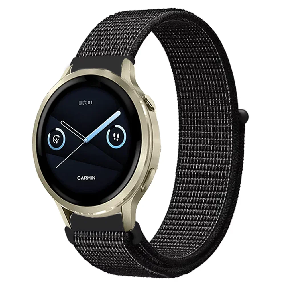 Breathable Nylon Loop Strap, 18mm - Stylish Women's Watch Band