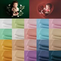 150*170cm Newborn Photography Props Blanket Wrap Backdrop Stretchable Fabrics Shoot Studio Accessories Bbay Mat Background 2