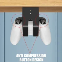 2pcs/4pcs ABS Under Table Game Controller Rack Game Console Storage Base Headset Holder Stand for Sony Xbox Switch PS5/PS4 Mount - Image 2