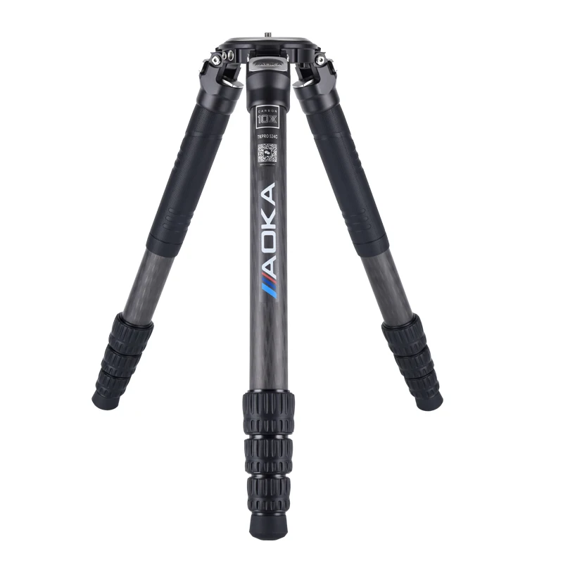 Professional Heavy Duty High Load Capacity 40kgs Portable Systematic Stativ Carbon Fiber Big Tripod for Bird Watching