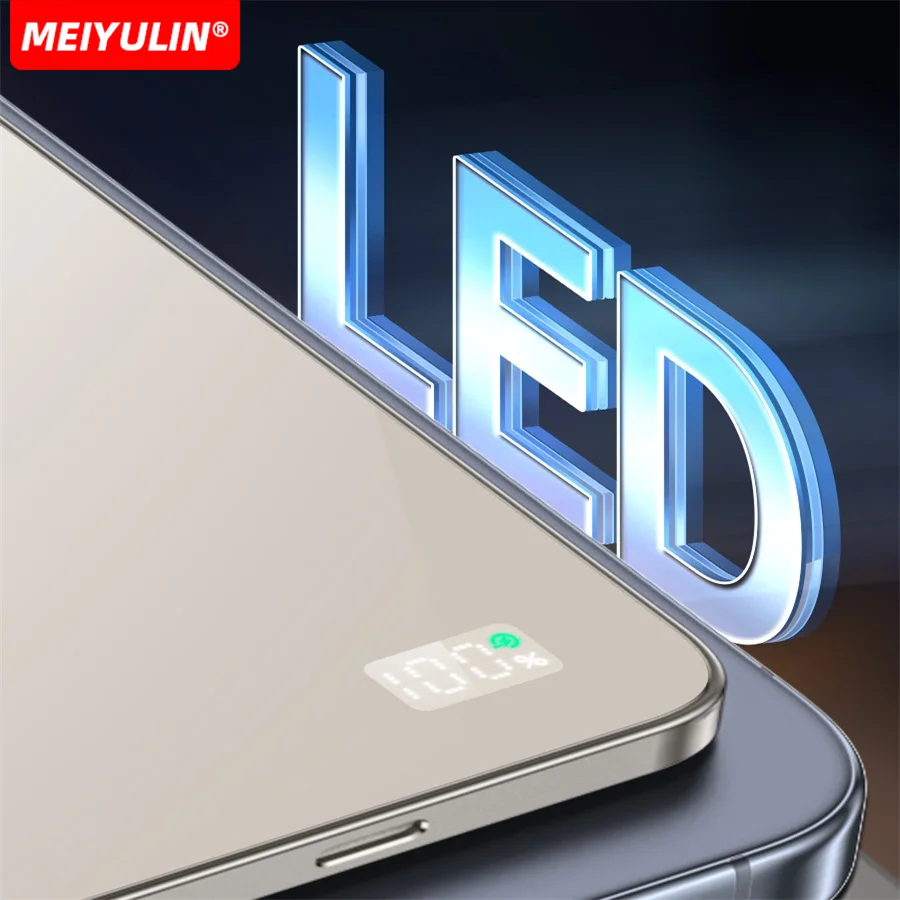 10000mAh Metal Magnetic Wireless Power Bank Portable Phone Fast Charger External Spare Battery for Magsafe iPhone Apple Watch 5
