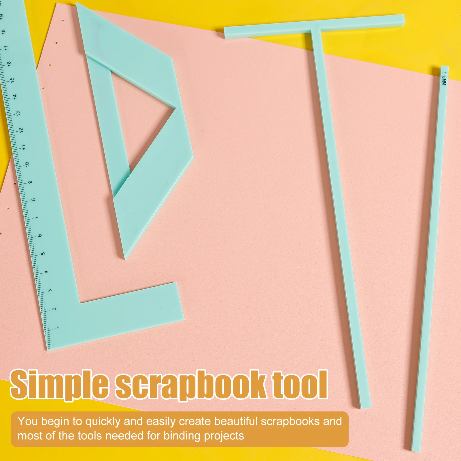 Bookbinding Tool Kit bookbinding tool journal tools set complete ruler stencils cutter guide made into journal handbook