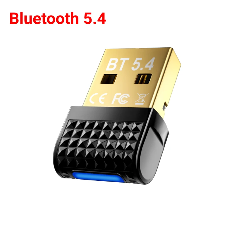 Bluetooth 5.4 Adapter USB Bluetooth 5.3 Dongle Adaptador for PC Wireless Mouse Keyborad Music Audio Receiver USB Transmitter