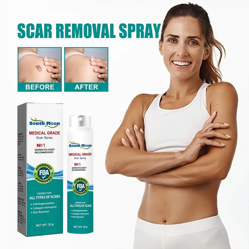 

ScarRemove Advanced Scar Spray for All Types of Scars - Especially Acne Scars Surgical Scars and Stretch Marks ScarRemove