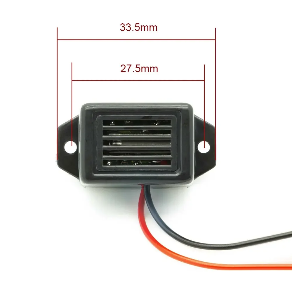 12V Car Light Off Warning Control Buzzer Beeper Adapter Cable-Black Electronic Buzzer Alarm Sound Beeper