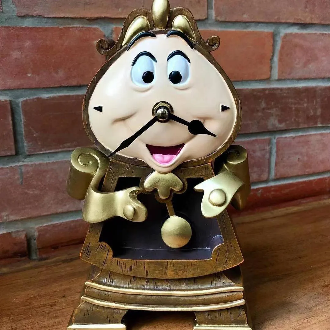 (Dis Beauty and the Beast Cogsworth Mr Clock Actio...