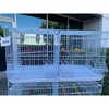 Set of 4 Stackable Breeding Bird Cage for Canary Finch Small Birds (White) 6