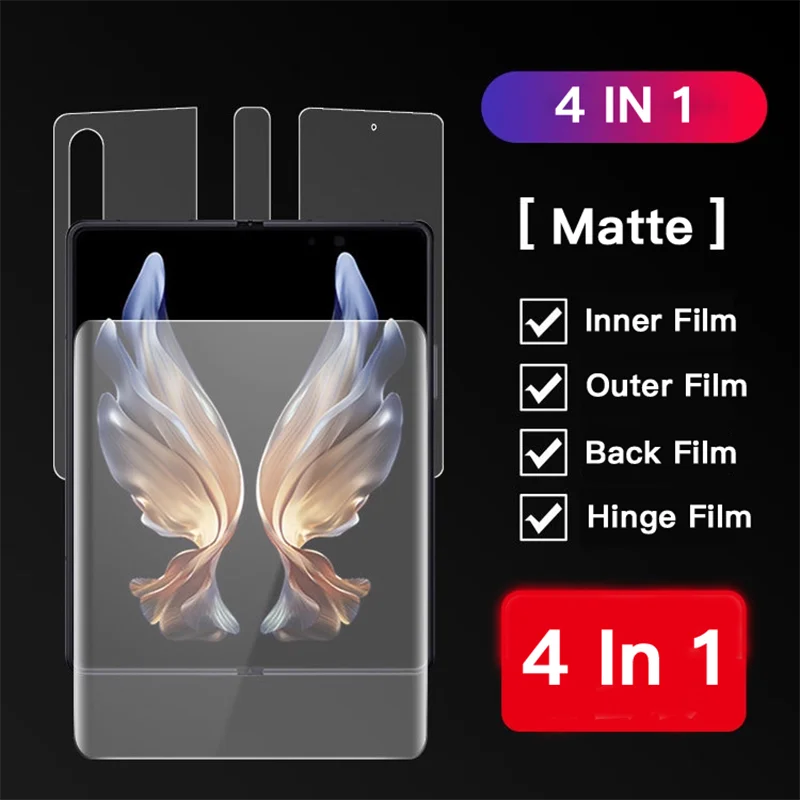 Ultimate Matte Hydrogel Full Body Screen Protector Film with Hinge Coverage