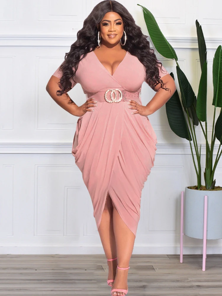 Vestido Midi Vestidos Verano Tallas Grandes Amazon Vestido Mujer