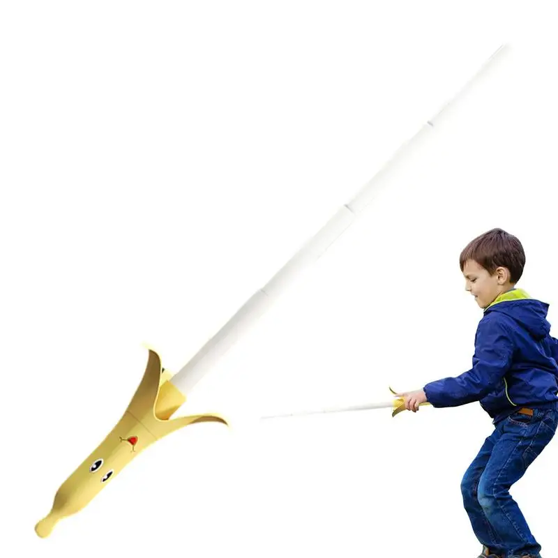 

3D Printing Telescopic Sword Retractable Banana Cosplay Model Mini Toy Rebound Model Interaction Christmas Gift For Kids