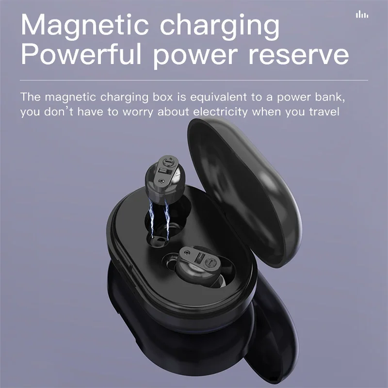 Hearing Aids For Deafness Sound Amplifier For Elderly Rechargeable Hearing Device Ear Hearing Aid Magnetic Charging Audiphone 3