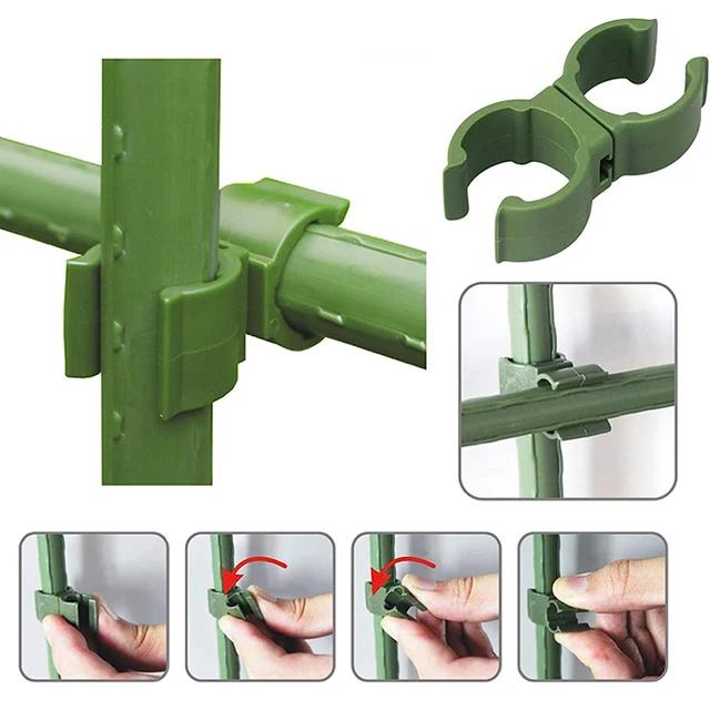 35 Százalékos Kerti Tétcsatlakozók Állítható Növényi Rácsos Csatlakozó Klipek, Amelyek Összekötik Az Ízületi Csat Klipeket - Image 2