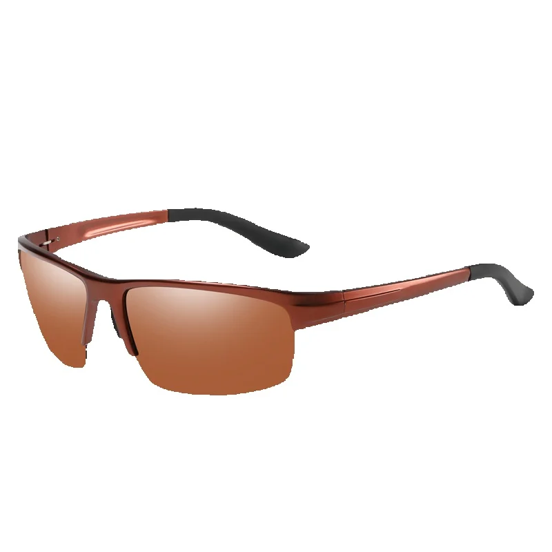 Geeignet für alle Jahreszeiten. Neue modische Herren-Sonnenbrille aus Aluminium-Magnesium, polarisiert, für Fahrer, zum Fahren, Sport, Radfahren, UV-Schutz, 6536_voghion.com