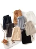 Women 100% Wool Pants New Autumn and Winter Soft Comfortable High-Waist Knitted Thicken Pants Female Thin pants Casual Trousers 5