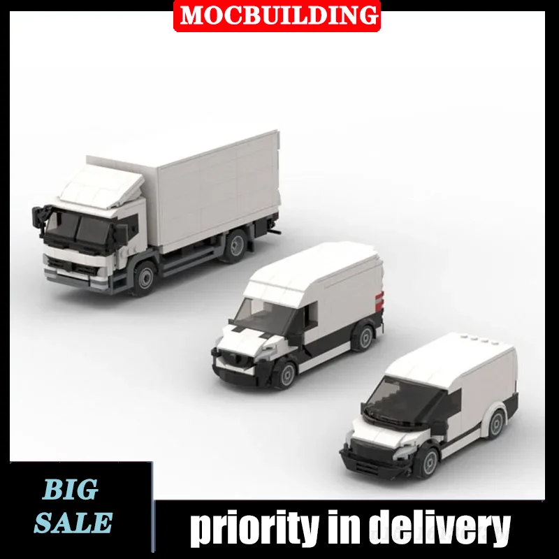 Building Block Truck Model Stacking Blocks City Truck Model