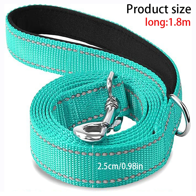 Pet Reflective Traction Rope Nylon strong traction rope Small medium and large sized dog gold retriever leash 120/150/200/300 cm dog leash,pet accessories