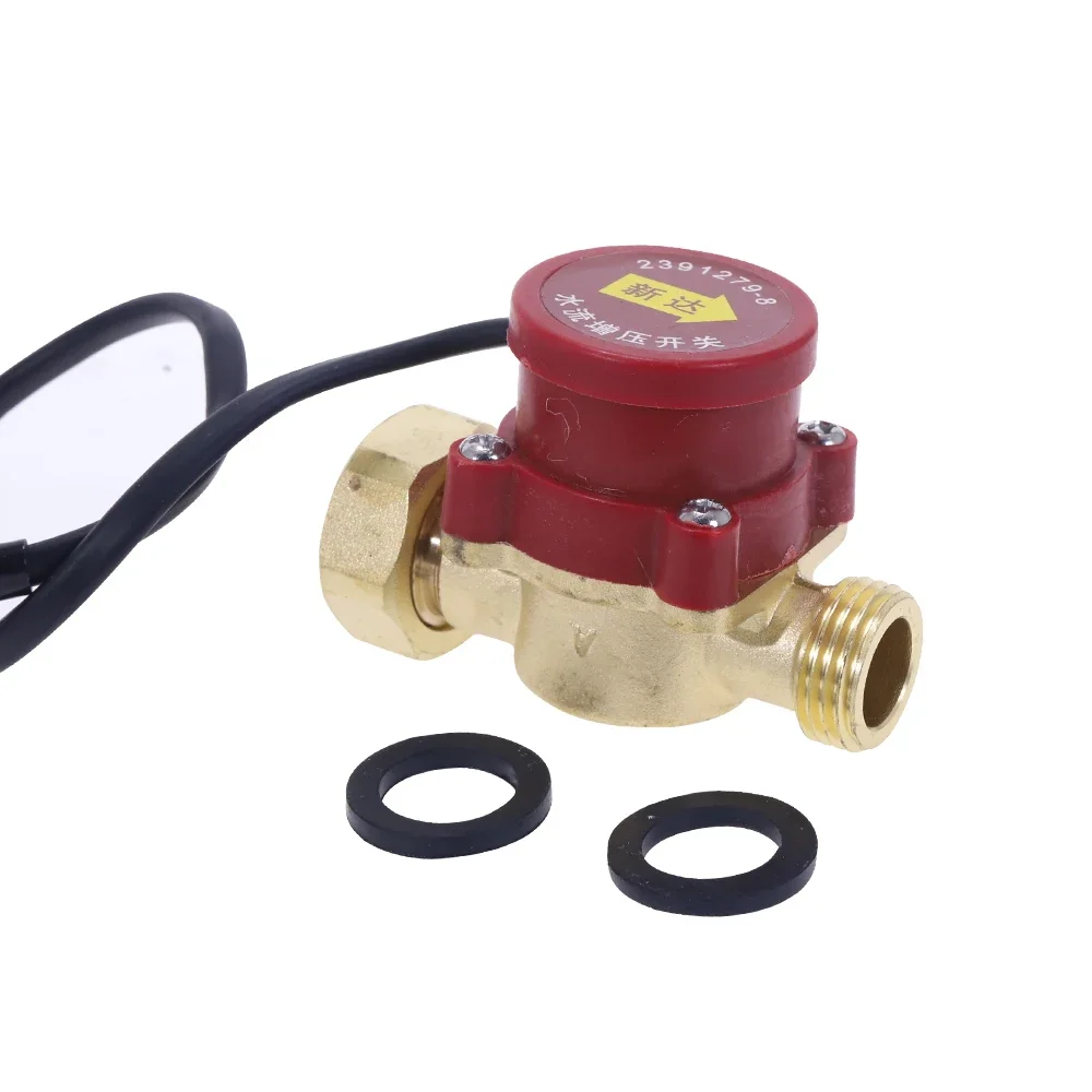 Water Flow Sensor Water Flow Sensor Switch 3/4'' to 1/2'' thread Pressure Controller Automatic Circulation Pump Thread Connector CO2 220V 90W