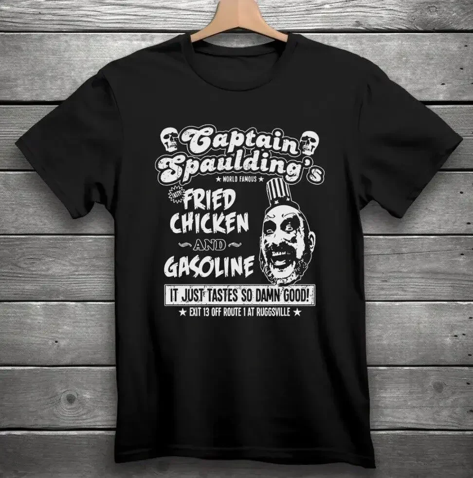 

Captain Spaulding Fried Chicken and Gasoline T-Shirt House of 1000 Corpses