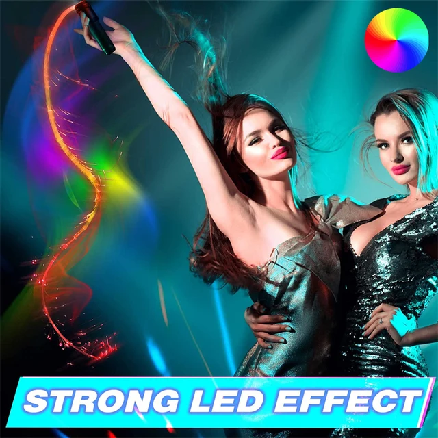 180cm LED Glasfaser Tanz peitsche USB wiederauf ladbare leuchtende Blitz  beleuchtung Hands eil Peitsche Rave Beleuchtung für Festival Party Tanz