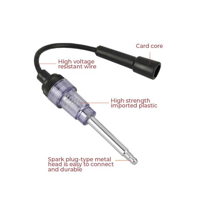 Car Spark Plug Tester Pen Ignition Coil Tester Tool Auto Checker Detector Automotive Ignition System instrument Diagnosti