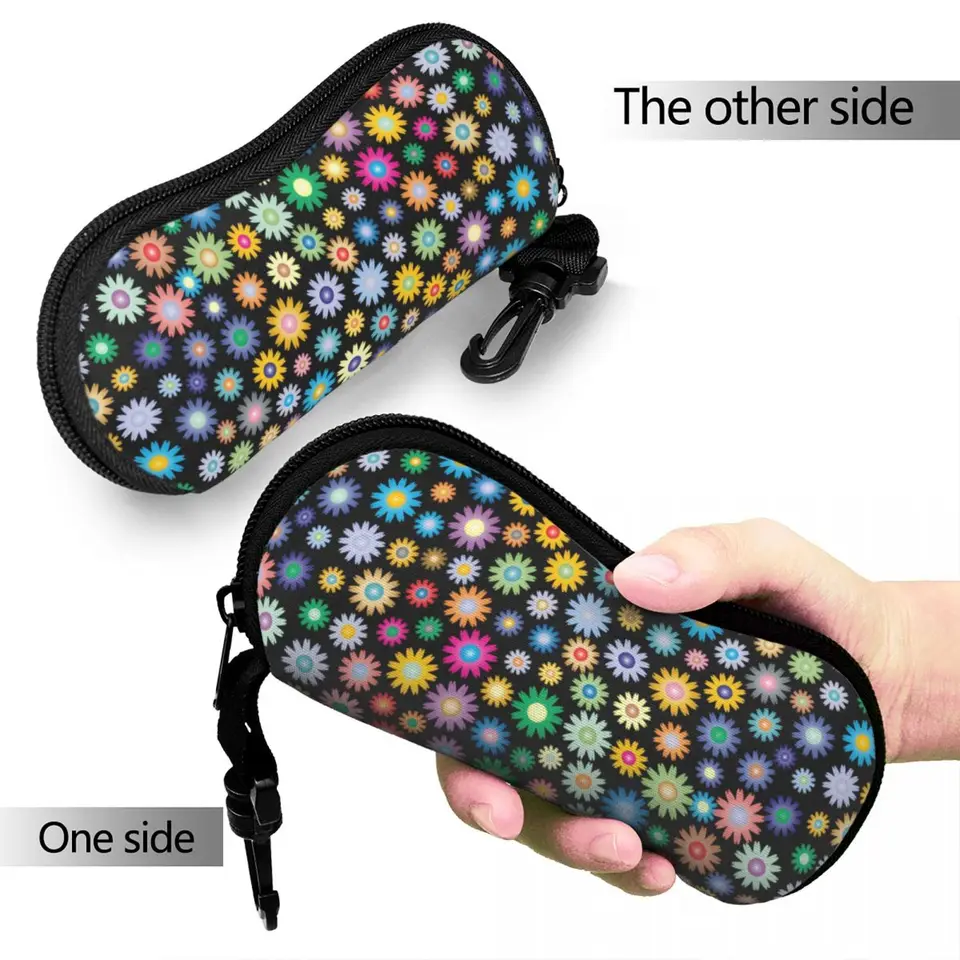 4 Custodie Morbide Per Occhiali In Pelle Sintetica Con Panno Pulizia - Colorate E Ultrasottili, Protezione Anti Graffio Per Uomo E Donna - 5