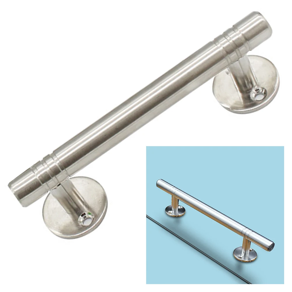 Description Picture 2 of itemVintage Style Double Iron Door Handle Adjustable Stainless Steel Installation Screws Included Suitable For Various Doors