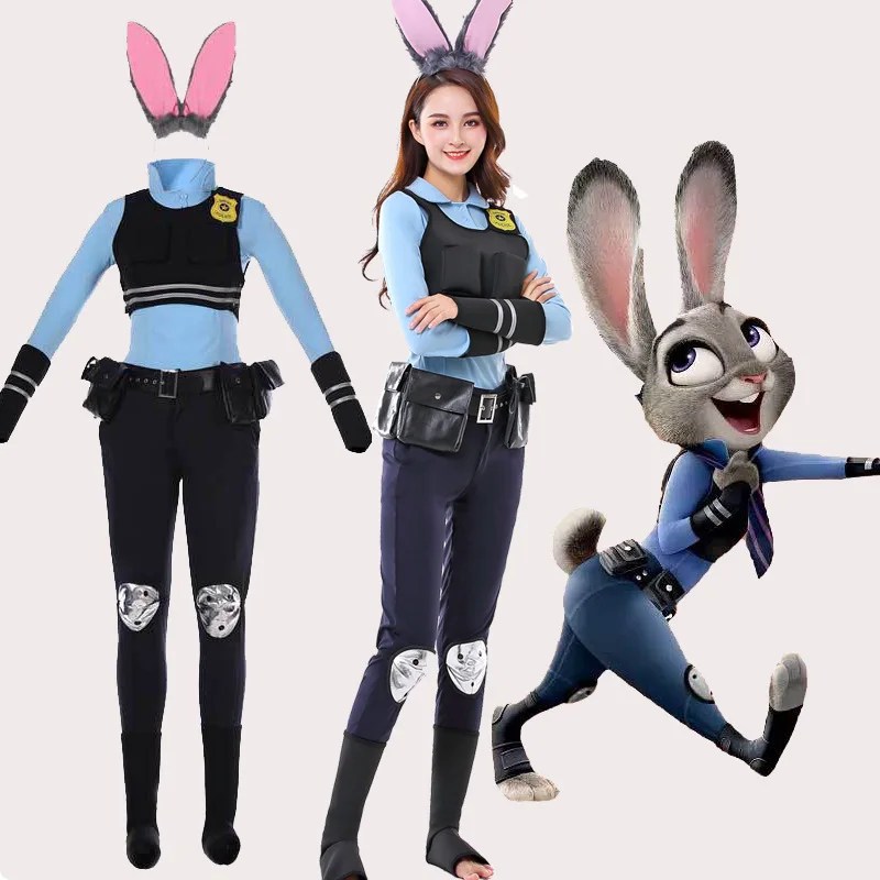 Déguisement Judy Hopps Zootopie | Costume Lapine Policière