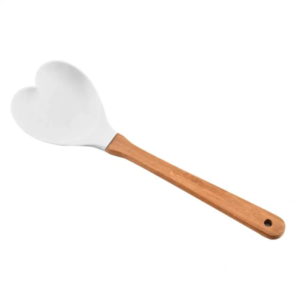 

Durable Wide-use Heart Shape Home Scoop Soup Ladle Lightweight Wide Application