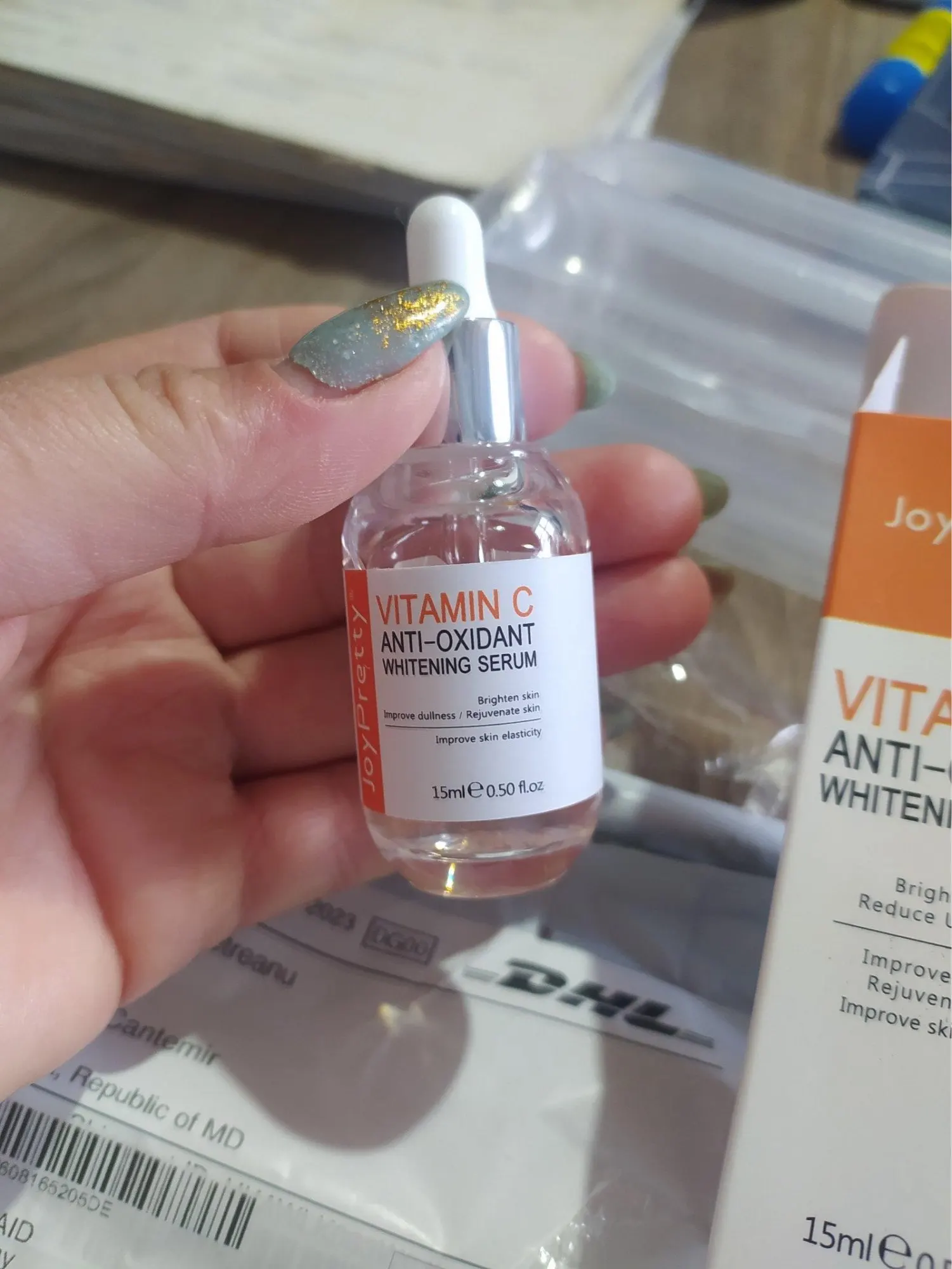 Vitamin C Serum for Face Dark Spot Remover Hyaluronic Acid Whitening Fade Melanin Anti Wrinkle Facial Serum Skin Care Product photo review