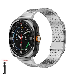 Luxury Stainless Steel Magnetic Strap - Premium Smartwatch Accessory - Galaxy Ultra (S)