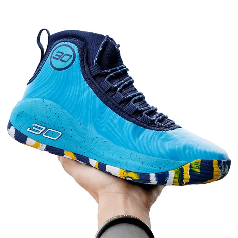 

High Quality Basketball Shoes Men Sneakers Boys Basket Shoes Autumn High Top Anti-slip Outdoor Sports Shoes Trainer Women Summer