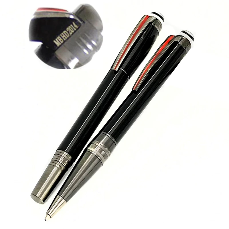 

Luxury Urban Speed Rollerball Ballpoint Pen Mont Clip With Red Line PVD-plated Fittings MB Office Supplies Christmas Gift