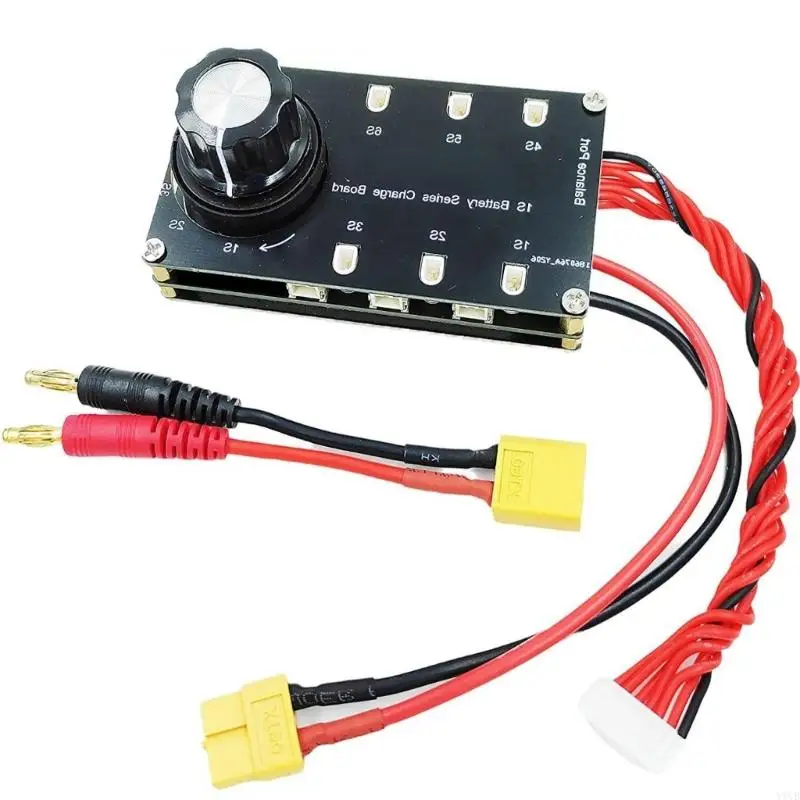 1S Battery Balance Charging Board Balance Board 6 Port XT60 Input Plastic for PH2.0 BT2.0 / GNB27 1S FPV Monitoring